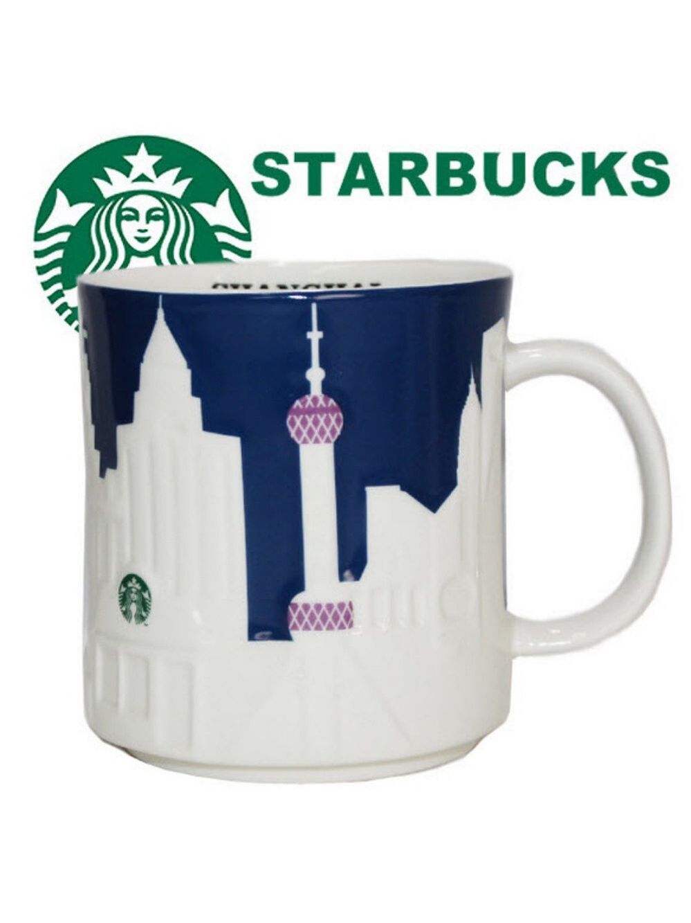 Starbucks Shanghai City Relief Coffee Mug Cup